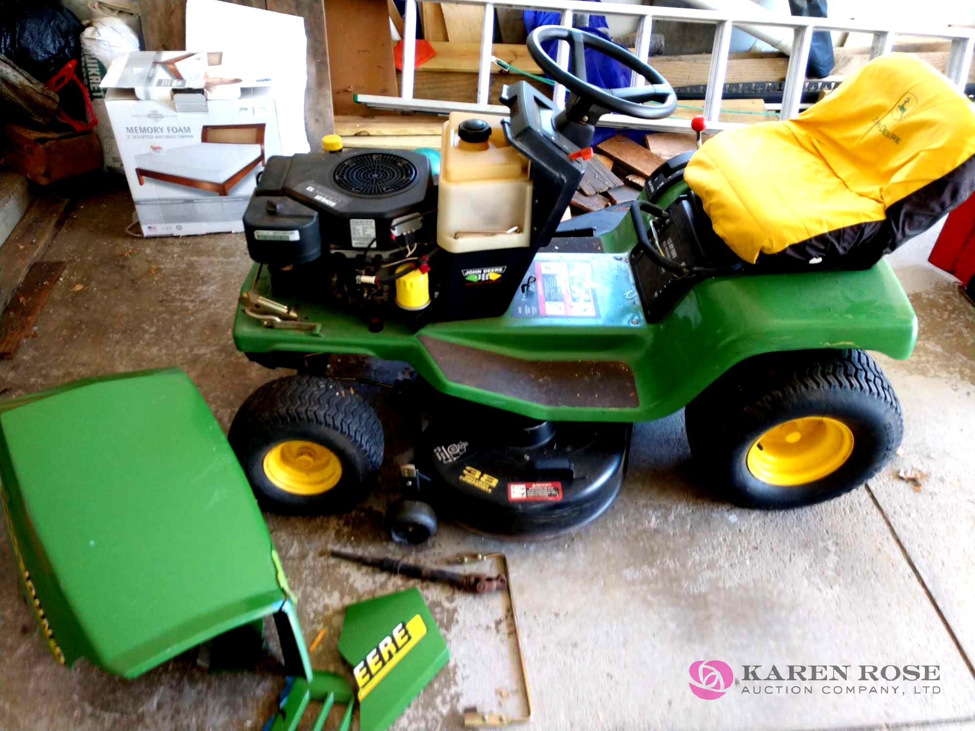 John Deere STX38 lawn tractor Proxibid