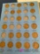 Lincoln cent collection book 1909 to 40