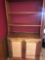 Wooden cabinet with shelves