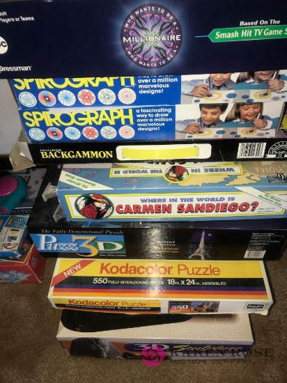 Lot of puzzles and games