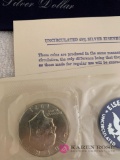 1971, 72, Eisenhower uncirculated dollar 40% silver
