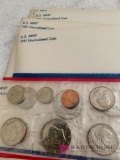 Five 1981 mint sets