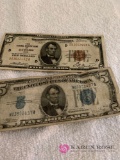 Collectible five dollar bills