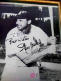 Stan musial autographed picture(upstairs bedroom)