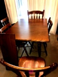 Wooden kitchen table with 5- chairs