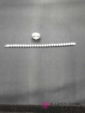 Diamond Simulant Ring and Bracelet
