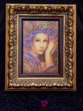 Csaba Markus - Hand Embellished Serigraph in Color on Wood