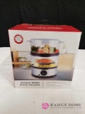 3 Piece Double Tiered Food Steamer