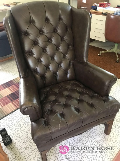 Leather like chair