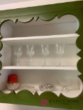 Wine glasses, candy dishes