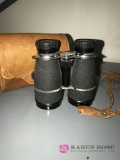 Binoculars with case