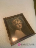 Vintage picture and frame