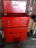 Snap-on vintage 1940's 27 inch tool box with contents