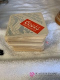 Coors beer coasters