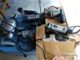 5 power tools including Porter-Cable cut-off and drill(garage)