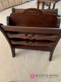 Vintage wooden bookstand