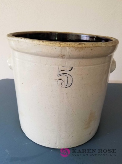 Vintage Stoneware Pottery Crock
