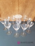 Vintage Libbey Cocktail Shaker and Glasses