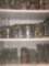 Lot of cabinet of assorted glasses