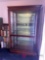 Large Howard Miller Glass shelf Display cabinet original $1,800 Cost