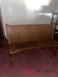 Oak church pew 54 inch Perfect size