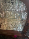 lg lot Wine glasses, shot glasses
