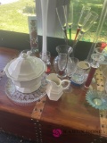 Lot of glassware