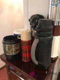 Cups and thermos