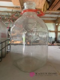 1 gallon vintage glass bottle