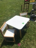 Childs table and 2- chairs