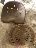 Four Vintage Tractor seats