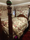 Cannonball bed with linens