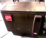 Coca-Cola lift top pop machine