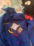 Boy Scout uniform with patches