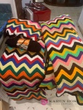 Two knitted blankets B1