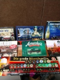 Lot of 9 German beer advertising trucks