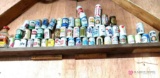 Beer can collection. Barn location