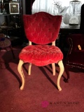 Red sitting chair