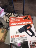 Assorted air tools/heat gun/
