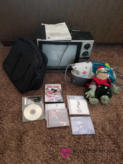 C1 - CDs, Briefcase TV, Vacuum
