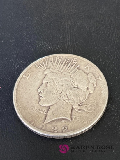 1922 piece Silverdollar