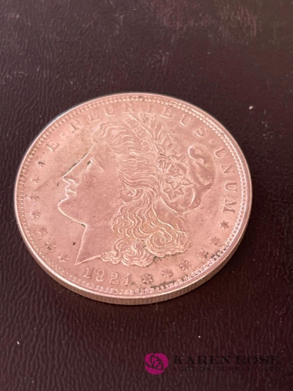 1921 barberhead silver dollar