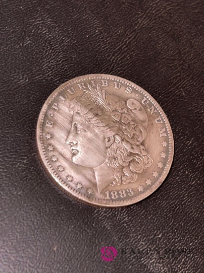 1883-0 Barber head Silverdollar dollar