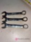 Three stubby snap on wrenches