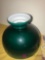 Lamp shade painted green