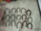 Lot of 15 vintage horseshoes