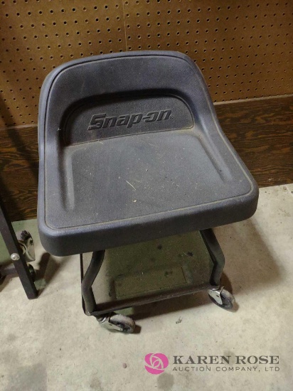 Snap-on roller seat