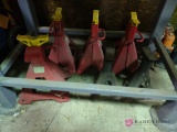 Group of 6 jack stands