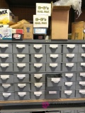 Bins of assorted bolts
