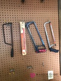 Assorted tools wrench?s/hand saws